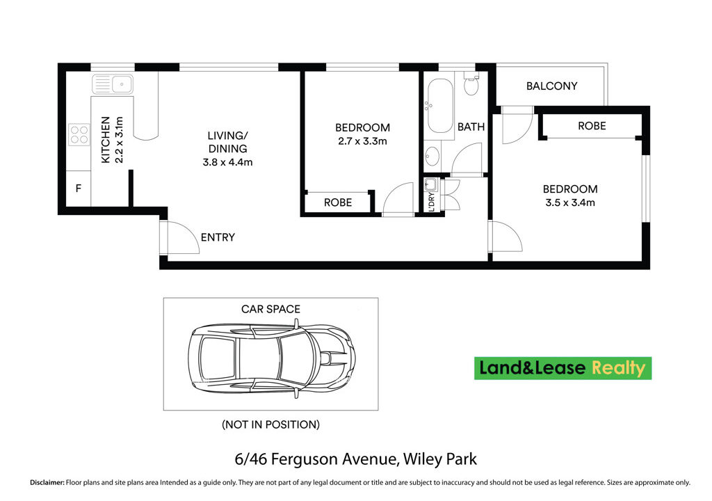 6/46 Ferguson Avenue WILEY PARK NSW